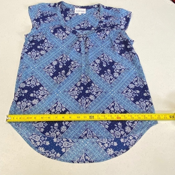 Olive & Oak red white blue top size L - Picture 4 of 6